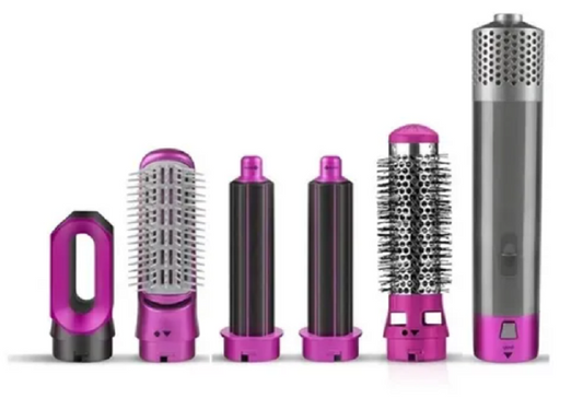 Cepillo Eléctrico Secador 5 en 1 – Estilo Profesional, Sin Salir de Casa